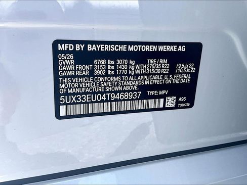 New 2026 BMW X5 M60i AWD/4WD image 11