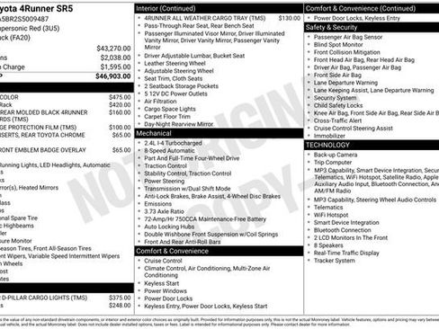 Certified 2025 Toyota 4Runner SR5 AWD/4WD image 32