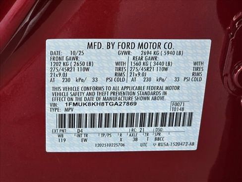 New 2026 Ford Explorer ST-Line w/ ST-Line Street Pack image 30