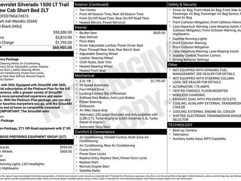 Certified 2022 Chevrolet Silverado 1500 LT Trail Boss AWD/4WD image 5