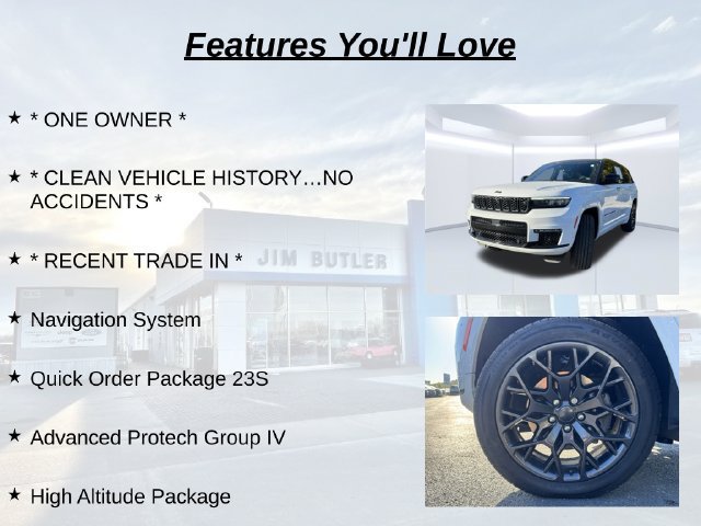 Used 2023 Jeep Grand Cherokee L Summit w/ Advanced Protech Group IV AWD/4WD image 8