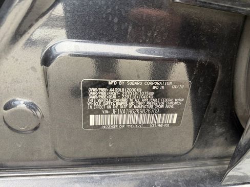 Used 2019 Subaru WRX Limited w/ Popular Package #1 image 38