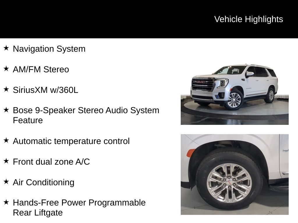 Used 2023 GMC Yukon SLT w/ SLT Premium Package AWD/4WD image 32