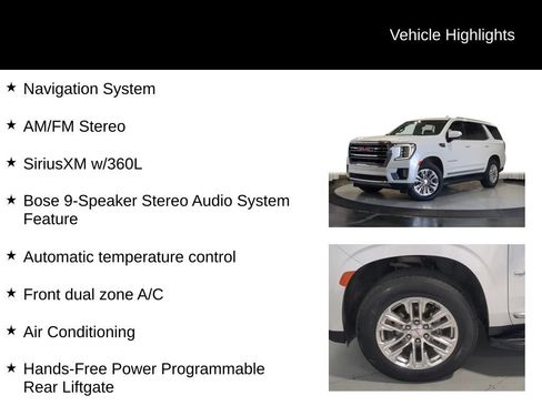 Used 2023 GMC Yukon SLT w/ SLT Premium Package AWD/4WD image 32
