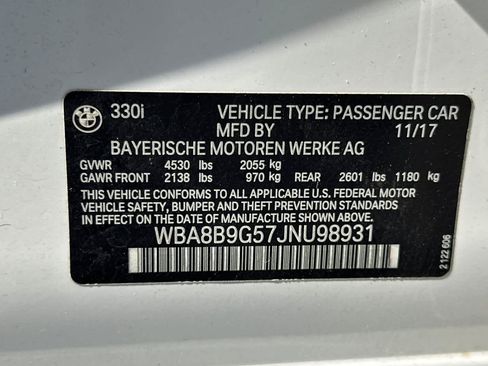 Used 2018 BMW 330i Sedan RWD image 30