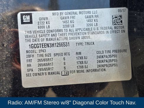 Used 2017 Chevrolet Colorado ZR2 w/ LPO, Premium Interior Package AWD/4WD image 10