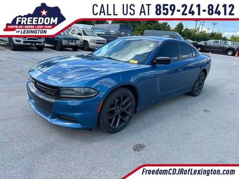 Used 2021 Dodge Charger SXT w/ Blacktop Package RWD image 1