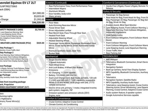 Used 2024 Chevrolet Equinox EV LT w/ Active Safety Package 3 FWD image 15