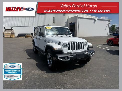Used 2021 Jeep Wrangler Unlimited Sahara w/ Dual Top Group AWD/4WD image 1