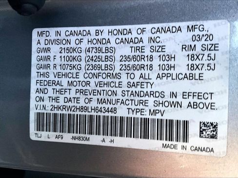 Used 2020 Honda CR-V EX-L image 29