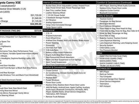 Used 2024 Toyota Camry XSE w/ Blackout Package (TMS) image 17