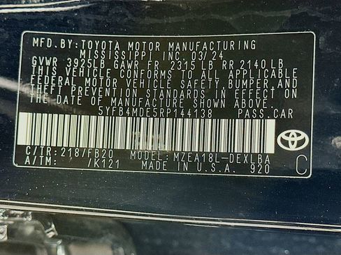 Certified 2024 Toyota Corolla LE image 30