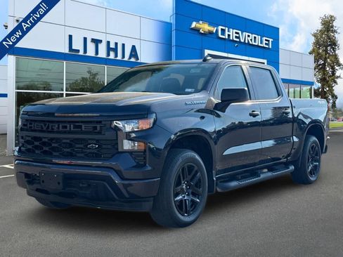 Used 2023 Chevrolet Silverado 1500 Custom w/ LPO, Dark Essentials Package AWD/4WD image 1