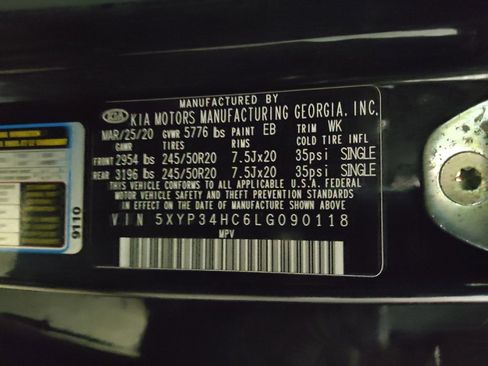 Used 2020 Kia Telluride EX w/ EX Premium Package image 33