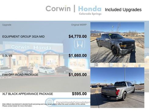 Used 2024 Ford F150 XLT w/ Equipment Group 302A MID image 4