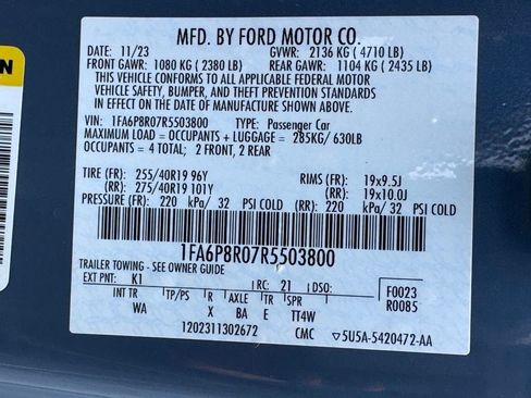 Used 2024 Ford Mustang Dark Horse RWD image 41
