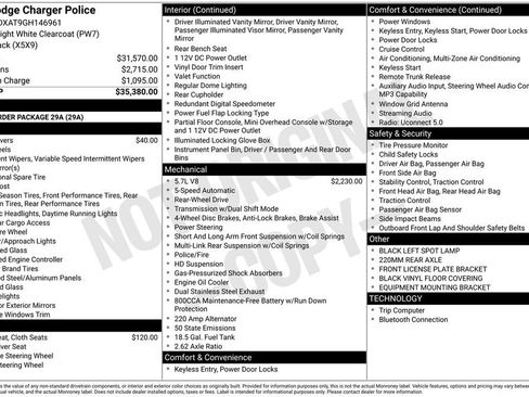 Used 2016 Dodge Charger Police RWD image 6