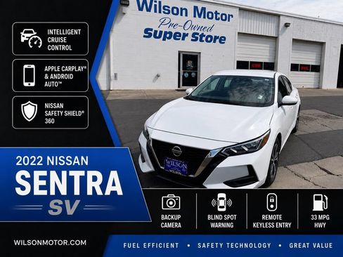 Used 2022 Nissan Sentra SV FWD image 1