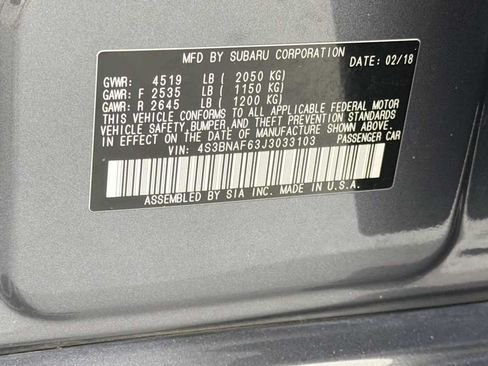 Used 2018 Subaru Legacy 2.5i Premium w/ Eyesight & BSD & Rcta & HBA AWD/4WD image 11