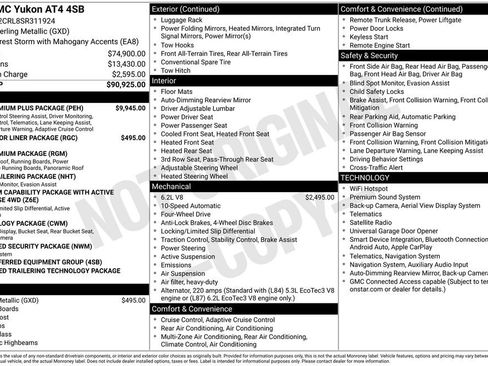 Used 2025 GMC Yukon AT4 w/ AT4 Premium Plus Package AWD/4WD image 5
