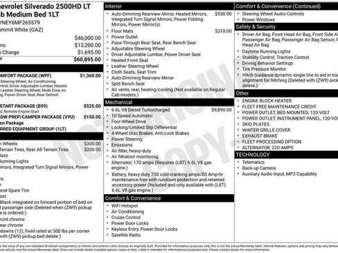 Used 2021 Chevrolet Silverado 2500 LT w/ Fleet Comfort Package AWD/4WD image 3