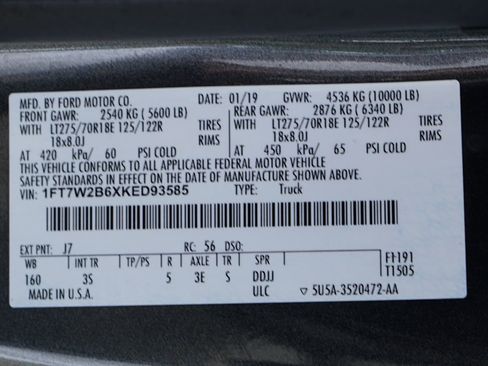 Used 2019 Ford F250 XLT w/ XLT Premium Package image 48