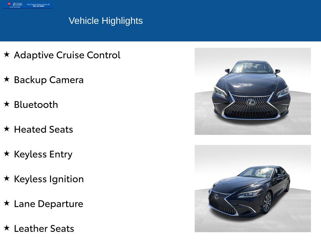 Used 2020 Lexus ES 350 w/ Premium Package FWD image 2