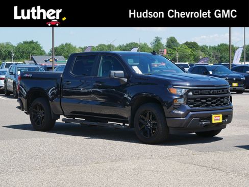Used 2023 Chevrolet Silverado 1500 Custom w/ LPO, Dark Essentials Package AWD/4WD image 1