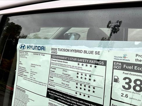 New 2026 Hyundai Tucson Blue SE image 12
