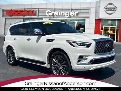 Used 2021 INFINITI QX80 Sensory w/ All-Season Package AWD/4WD image 1