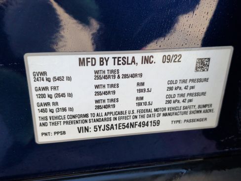 Used 2022 Tesla Model S image 34