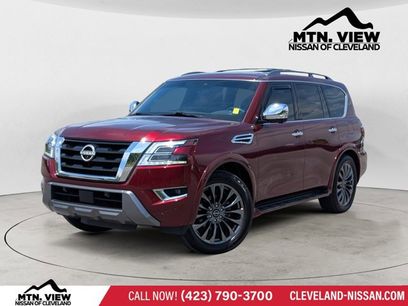 Certified 2023 Nissan Armada Platinum w/ Captain's Chairs Package