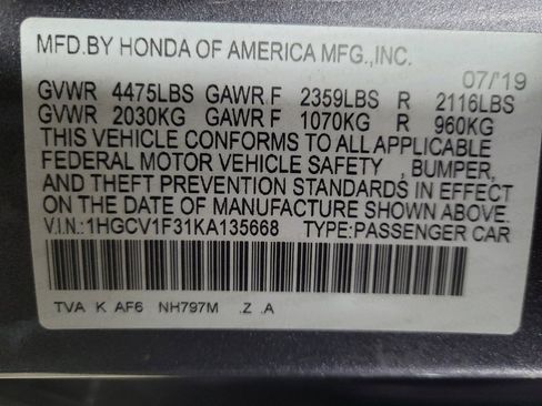 Used 2019 Honda Accord Sport image 33