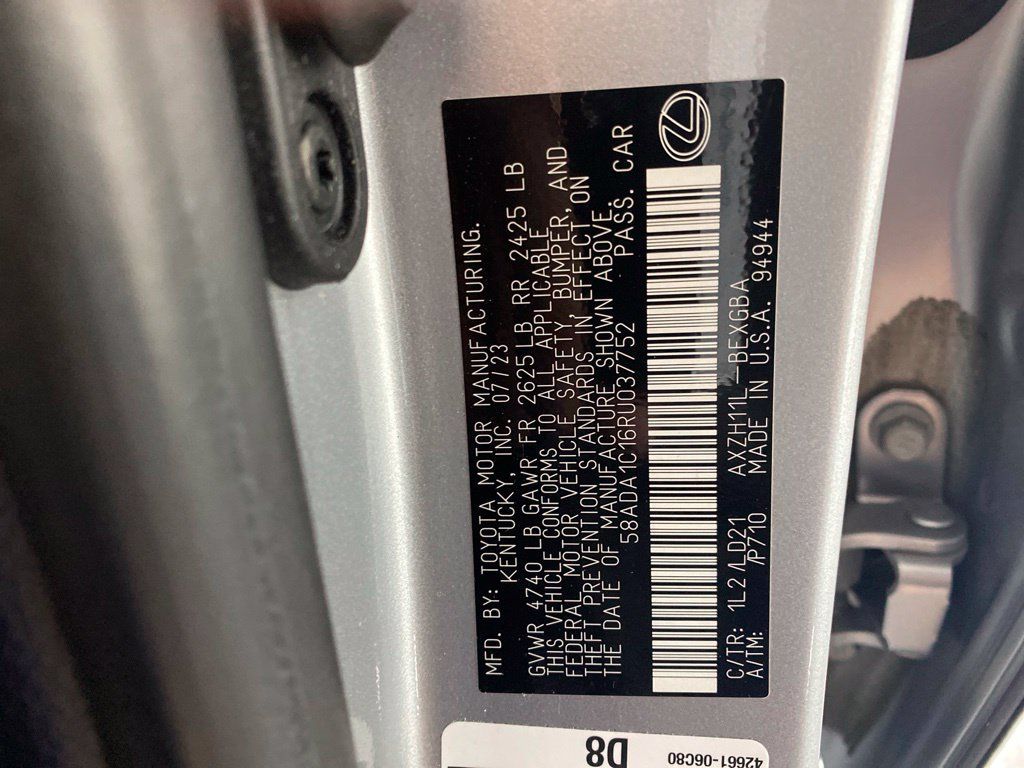 Certified 2024 Lexus ES 300h w/ Premium Package FWD image 38