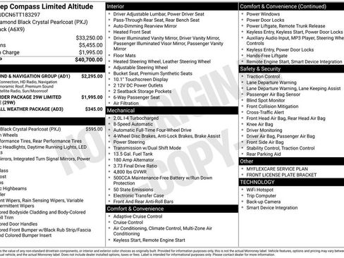 New 2026 Jeep Compass Limited w/ Sun, Sound & Navigation Group image 3