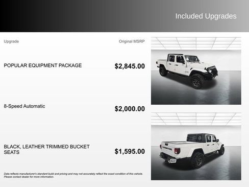 Used 2020 Jeep Gladiator Overland w/ Popular Equipment Package image 4