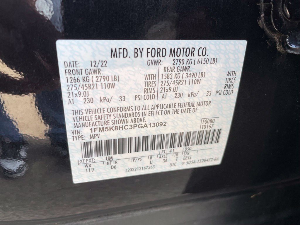 Used 2023 Ford Explorer Platinum w/ Technology Package AWD/4WD image 53