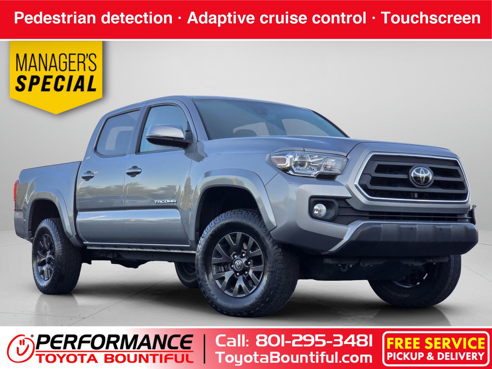 Certified 2021 Toyota Tacoma SR5 w/ Technology Package AWD/4WD image 1