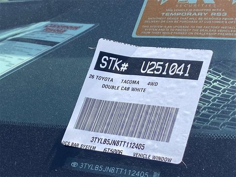 Certified 2026 Toyota Tacoma TRD Sport w/ TRD Sport Premium Package image 37