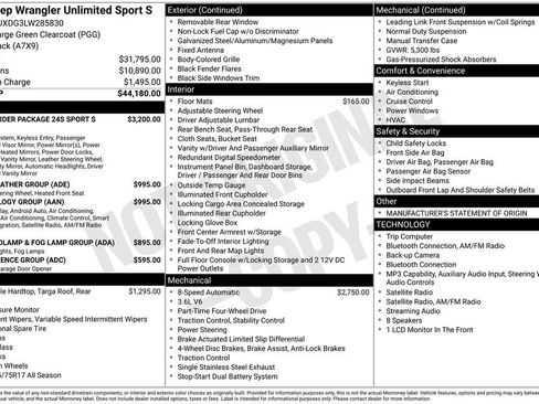 Used 2020 Jeep Wrangler Unlimited Sport S AWD/4WD image 11