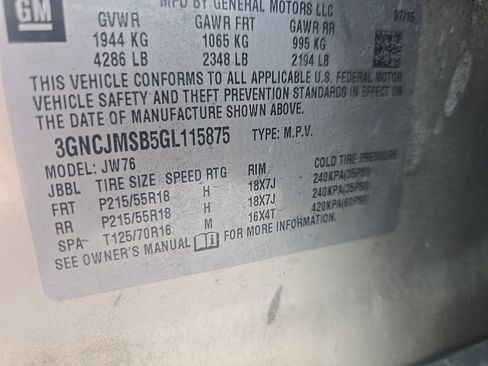 Used 2016 Chevrolet Trax LTZ FWD image 13