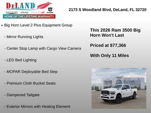 New 2026 RAM 3500 Big Horn AWD/4WD image 30
