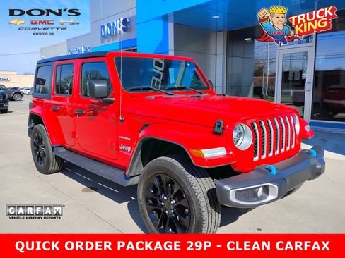 Used 2022 Jeep Wrangler Unlimited Sahara w/ Cold Weather Group image 1
