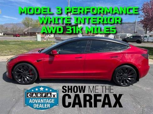 Used 2022 Tesla Model 3 Performance AWD/4WD image 1