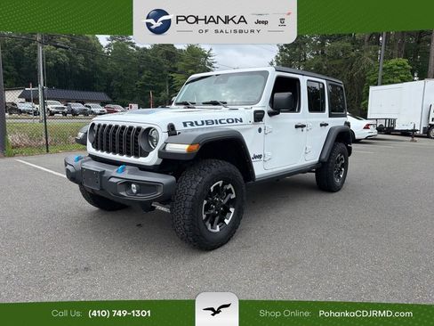Used 2024 Jeep Wrangler Unlimited Rubicon 4xe AWD/4WD image 1