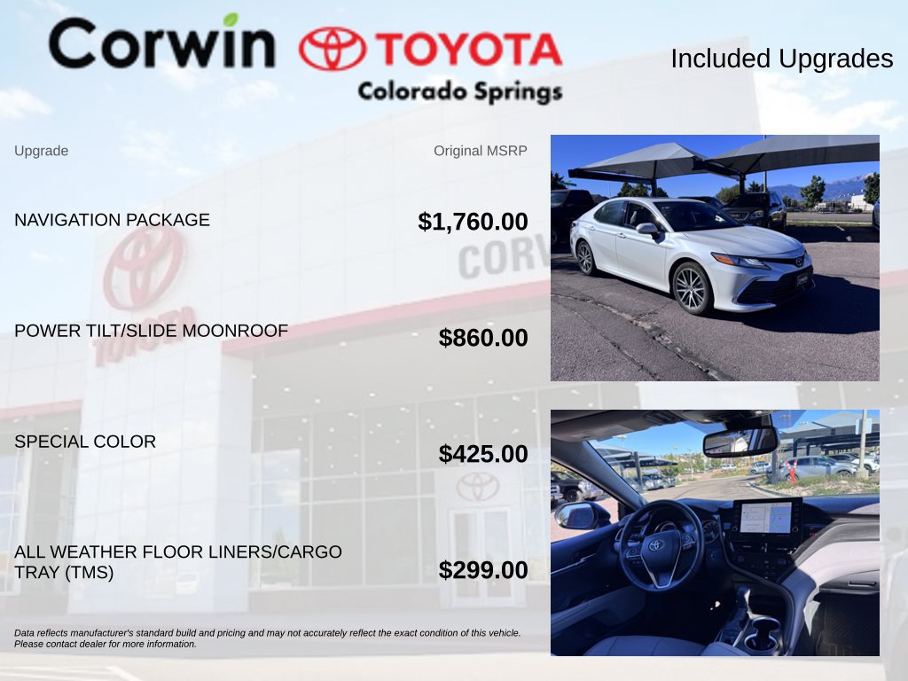 Used 2024 Toyota Camry XLE w/ Navigation Package FWD image 8