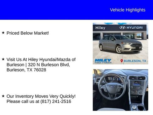 Used 2018 Ford Fusion S image 9