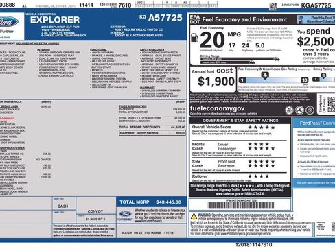 Certified 2019 Ford Explorer XLT w/ Equipment Group 202A FWD image 27