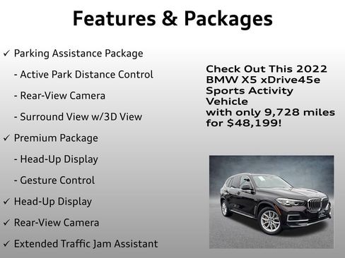 Used 2022 BMW X5 xDrive45e image 12