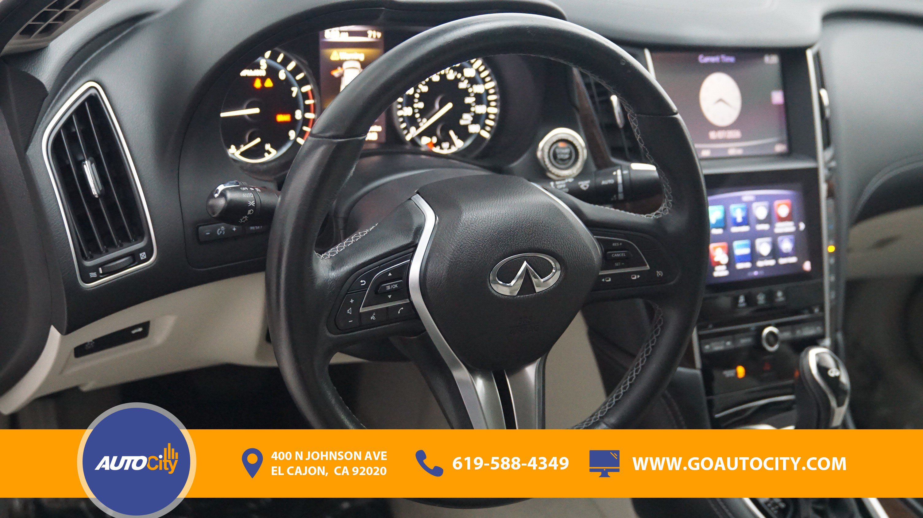 Used 2018 INFINITI Q50 Luxe w/ Cargo Package (L95) RWD image 19